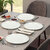 Aurka Melamine 12 Dinner Plates (532 White  Pack of 4) for Serving Breakfast, Lunch, Sancks Plate for Hotel  Parties