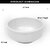 Aurka Melamine Soup Bowl (White  Set of 3) Perfect for Soup, Noodles, Cereal, Oatmeal, Pasta, Salads, for Home, Office