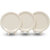 Ariya Melamine 11 Inch Dinner Plates - White, Set of 3 | Durable, Lightweight & Easy to Clean