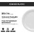 Ariya Melamine 11 Inch Dinner Plates - White, Set of 4 | Durable, Lightweight & Easy to Clean