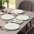 Ariya Melamine 11 Inch Dinner Plates - White, Set of 4 | Durable, Lightweight & Easy to Clean