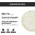 Ariya Melamine 11 Inch Dinner Plates - White & Gold, Set of 3 | Durable, Lightweight & Easy to Clean