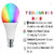 7 in 1 Multicolour LED Bulb auto and Manual change pack of 4
