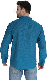 Ecostyle woven long sleeve mens short kurta