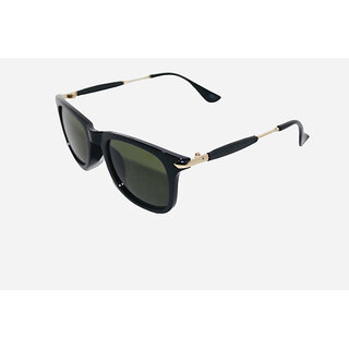 UV Protection, Riding Glasses, Mirrored Spectacle  Sunglasses (Free Size) (For Men & Women, Black)