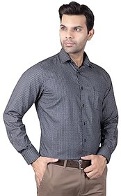 DUKUL Men'ss Printed Cotton Shirt Full Sleeve Regular Fit | Perfect for Formal & Casual Wear
