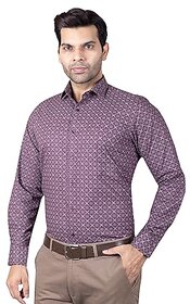 DUKUL Men'ss Printed Cotton Shirt Full Sleeve Regular Fit | Perfect for Formal & Casual Wear