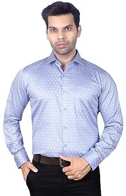 DUKUL Men'ss Printed Cotton Shirt Full Sleeve Regular Fit | Perfect for Formal & Casual Wear