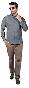 DUKUL Men'ss Printed Cotton Shirt Full Sleeve Regular Fit | Perfect for Formal & Casual Wear