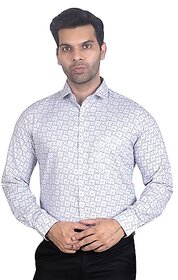 DUKUL Men'ss Printed Cotton Shirt Full Sleeve Regular Fit | Perfect for Formal & Casual Wear
