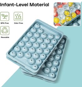 Bubble Round ice moulding Tray multiple cavity plastic BPA free suitable for home and bar use non stick multicolour