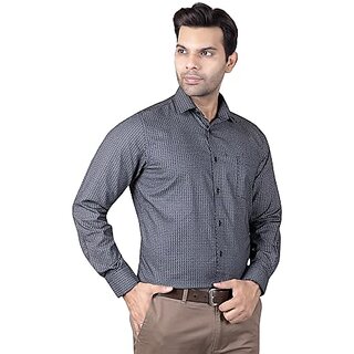DUKUL Men'ss Printed Cotton Shirt Full Sleeve Regular Fit | Perfect for Formal & Casual Wear