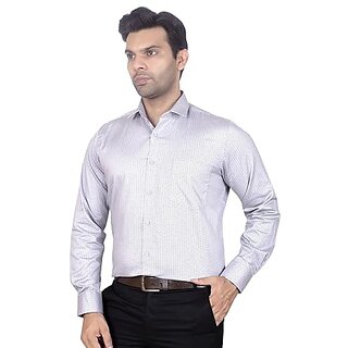 DUKUL Men'ss Printed Cotton Shirt Full Sleeve Regular Fit | Perfect for Formal & Casual Wear