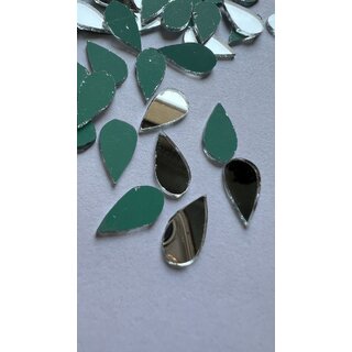 MIRROR GLASS WORLDWIDE Almond Shape Mirror for Lippan Art  Materials Kit 8  13 mm 660 Pieces 100gm