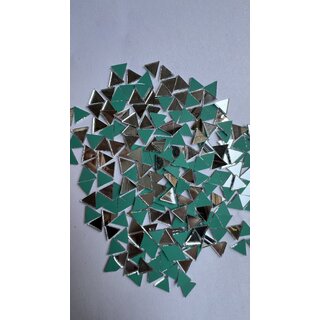 MIRROR GLASS WORLDWIDE Triangle Shape Mirrors of 9x10 mm950 Pieces100 gm for Crafts  Perfect for lippan, Fabric, Mand
