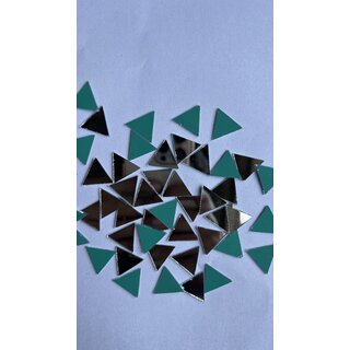 MIRROR GLASS WORLDWIDE Triangle Shape Mirrors of 14x16 mm285 Pieces100 gm for Crafts  Perfect for lippan, Fabric, Man