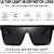UV Protection, Gradient, Polarized, Night Vision, Riding Glasses, Others Retro Square, Shield Sunglasses (Free Size) (For Men & Women, Black)
