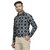 DUKUL Men's Long Sleeve Formal Classic Check Print Black Shirt | Regular Fit | Stylish & Comfortable | Soft Cotton | Machine Washable | Perfect for Business & Office