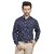 DUKUL Men's Long Sleeve Printed Formal Shirt | Regular Fit | Stylish & Comfortable | Soft Cotton | Machine Washable | Perfect for Business & Office