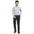 DUKUL Men's Long Sleeve Formal Dobby Shirt | Regular Fit | Stylish & Comfortable | Soft Cotton | Machine Washable | Perfect for Business & Office