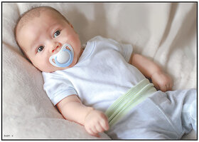 Cute Baby Poster for Pregnant Women - Smart Books Publishers | Large 13x19 Inch | High-Quality, Non-Tearable, Waterproof Glossy Sheet | Perfect for Nursery or Bedroom Decor