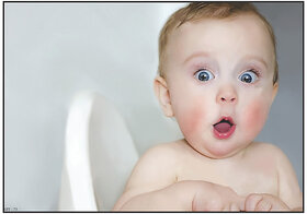 Smart Books Publishers Baby Poster - Cute & Colorful Dcor for Expecting Moms | 13x19 Inch High-Quality, Waterproof & Laminated Wall Art for Nursery or Bedroom