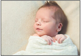 Smart Books Publishers Baby Poster - Cute & Charming Wall Decor for Pregnant Women | High-Quality 300 GSM Glossy, Waterproof, and Laminated | 13x19 Inch | Perfect for Baby Rooms and Nurseries