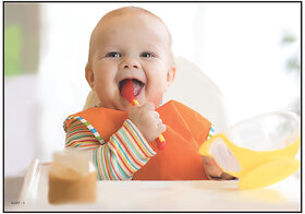 Cute Baby Poster for Pregnant Women - 13x19 Inch | Smart Books Publishers | High-Quality, Water-Resistant 300 GSM Glossy Print | Perfect for Baby's Room & Nursery Decor