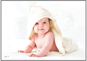 Cute Baby Poster for Pregnant Women | Smart Books Publishers | 13x19 Inch | High-Quality 300 GSM Glossy & Waterproof Paper | Perfect Wall Dcor for Baby Rooms