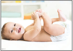 Cute Baby Poster for Pregnant Women | Smart Books Publishers | 13x19 Inch | High-Quality, Water-Proof & Non-Tearable 300 GSM Glossy Sheet | Perfect for Baby Room Decor