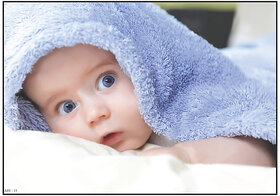 Cute Baby Poster for Pregnant Women - 13x19 Inch, High-Quality 300 GSM Glossy Print by Smart Books Publishers | Perfect for Nursery Decor & Expecting Moms