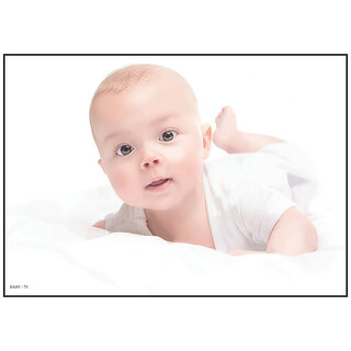 Cute Baby Poster for Pregnant Women - Smart Books Publishers | 300 GSM Glossy Sheet, 13x19 Inch, Water-Proof & Laminated | Perfect Baby Wall Art for Nursery Decor
