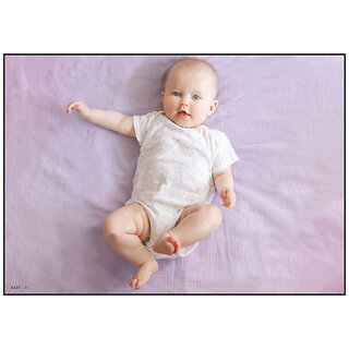 Smart Books Publishers Baby Poster - Adorable Wall Art for Pregnant Women | 13x19 Inch | 300 GSM Glossy, Water-Resistant & Laminated | Cute Baby Photos for Nursery & Bedroom