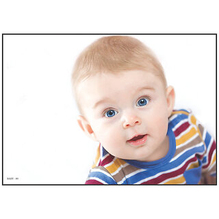 Cute Baby Poster for Pregnant Women - Smart Books Publishers | 13x19 Inch | High-Quality 300 GSM Glossy Non-Tearable & Water-Proof Paper | Perfect for Baby Room Decor