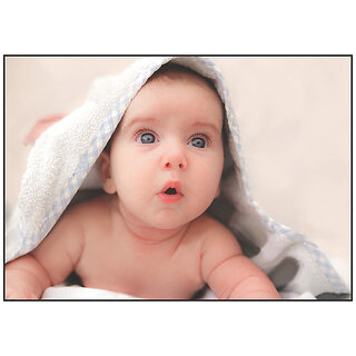 Cute Baby Poster for Expecting Moms - Smart Books Publishers | 13x19 Inch, 300 GSM Glossy Non-Tearable Paper | High-Quality, Waterproof & Laminated | Perfect for Nursery Walls