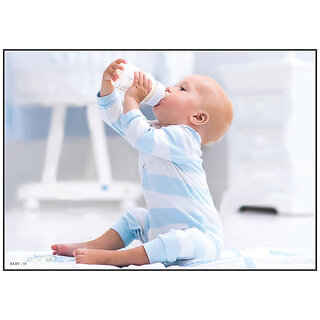 Cute Baby Poster for Pregnant Women | Smart Books Publishers | 13x19 Inch | High-Quality Laminated & Waterproof Design | Perfect for Nursery Decor | Adorable Wall Art for Expecting Moms