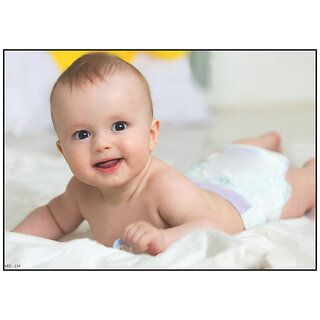 Smart Books Publishers Baby Poster - Adorable Wall Art for Expecting Moms | 13x19 Inch | High-Quality, Waterproof, Non-Tearable Glossy Paper