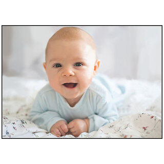 Adorable Baby Poster for Expecting Moms - Smart Books Publishers | 300 GSM Glossy, Water-Proof & Laminated | 13x19 Inch - Perfect for Babys Room