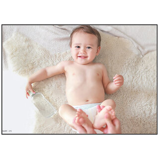 Cute Baby Poster for Pregnant Women - Smart Books Publishers | 13x19 Inch | High-Quality, Waterproof, Laminated, Non-Tearable 300 GSM Glossy Sheet | Perfect Baby Wall Art for Your Little One's Room