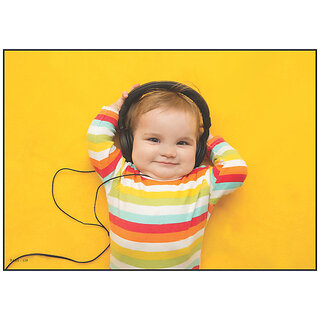 Cute Baby Poster for Pregnant Women - Smart Books Publishers | 13x19 Inch | Premium 300 GSM Glossy Non-Tearable Laminated Sheet | Perfect Wall Decor for Baby's Room