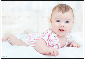 Cute Baby Poster for Pregnant Women - 13x19 Inch, High-Quality 300 GSM Glossy Print | Perfect Wall Dcor for Baby's Room | Waterproof & Laminated by Smart Books Publishers