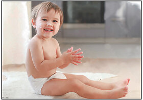 Adorable Baby Poster - Perfect for Expecting Moms | Smart Books Publishers | 13x19 Inch | High-Quality Waterproof & Laminated Print | Cute Baby Wall Art for Bedrooms & Nurseries