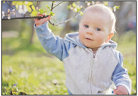 Smart Books Publishers Baby Poster - 13x19 Inch Cute Baby Art for Pregnant Women | High-Quality, Water-Proof & Laminated | Perfect Wall Decor for Nursery & Bedroom