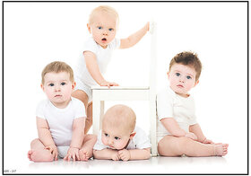 Smart Books Publishers Baby Poster - Cute & Colorful 13x19 Inch Wall Art for Pregnant Women | High-Quality, Water-Proof & Non-Tearable | Perfect for Nursery & Baby Rooms