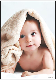 Smart Books Publishers Baby Poster - Cute & Vibrant Dcor for Pregnant Women | 13x19 Inch | High-Quality, Water-Proof, & Non-Tearable 300 GSM Glossy Sheet | Perfect for Baby Rooms & Walls