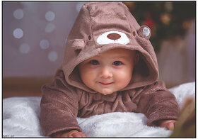 Cute Baby Poster for Pregnant Women - Smart Books Publishers | 300 GSM Glossy | 13x19 Inch | High-Quality Laminated & Waterproof Decor for Baby Rooms