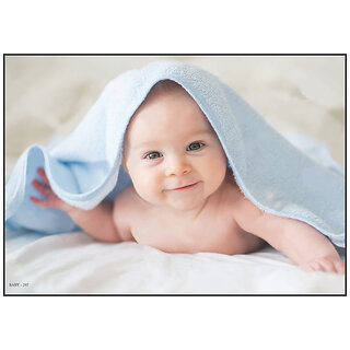 Cute Baby Poster for Pregnant Women - Smart Books Publishers | 300 GSM Glossy, Non-Tearable, 13x19 Inch | High-Quality, Waterproof & Laminated Wall Art for Nursery & Bedroom Decor
