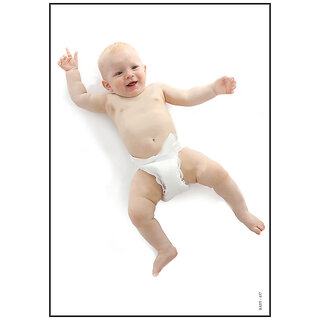 Smart Books Publishers Baby Poster  13x19 Inch | High-Quality, Water-Proof, Laminated Prints for Pregnant Women | Cute Baby Photos for Nursery or Bedroom Decor