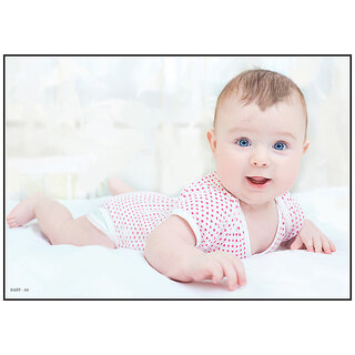 Cute Baby Poster for Pregnant Women - 13x19 Inch, High-Quality 300 GSM Glossy Print | Perfect Wall Dcor for Baby's Room | Waterproof & Laminated by Smart Books Publishers