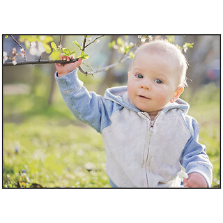 Smart Books Publishers Baby Poster - 13x19 Inch Cute Baby Art for Pregnant Women | High-Quality, Water-Proof & Laminated | Perfect Wall Decor for Nursery & Bedroom